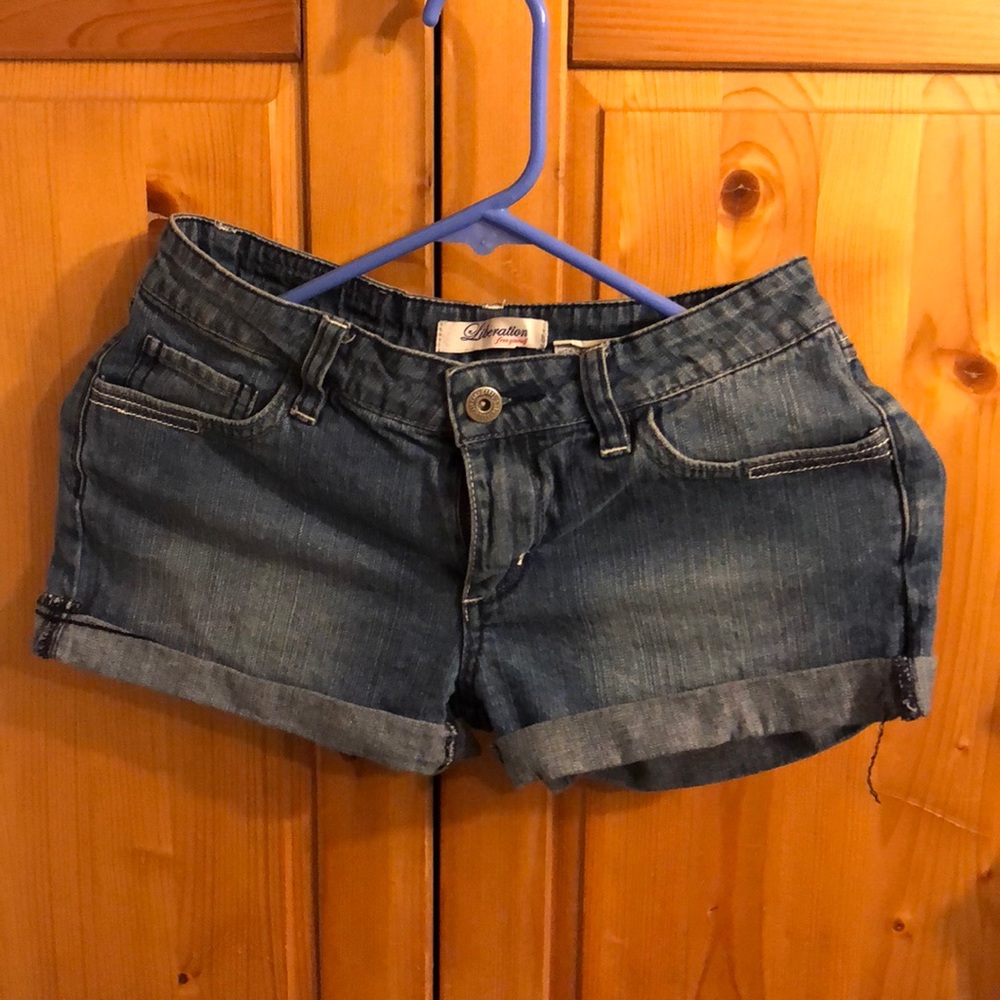 Liberation jean shorts size 1